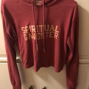 Spiritual Gangster sweatshirt, size XS.